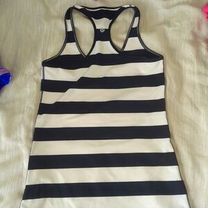 Vguc black and cream stripe CRB lululemon